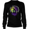 Halloween Spooky Witch and Vampire Bat in Full Moon shirt