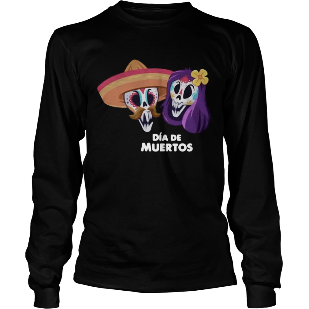 Halloween Sugar Skull Couple Day Of The Dead Dia De Muertos shirt Halloween Sugar Skull Couple Day Of The Dead Dia De Muertos shirt