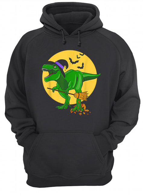 Halloween T Rex Dinosaur in Witch Costume Funny Boys Girls shirt Halloween T Rex Dinosaur in Witch Costume Funny Boys Girls shirt