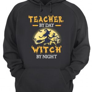 Halloween Teacher By Day Witch By Night T Shirt 3