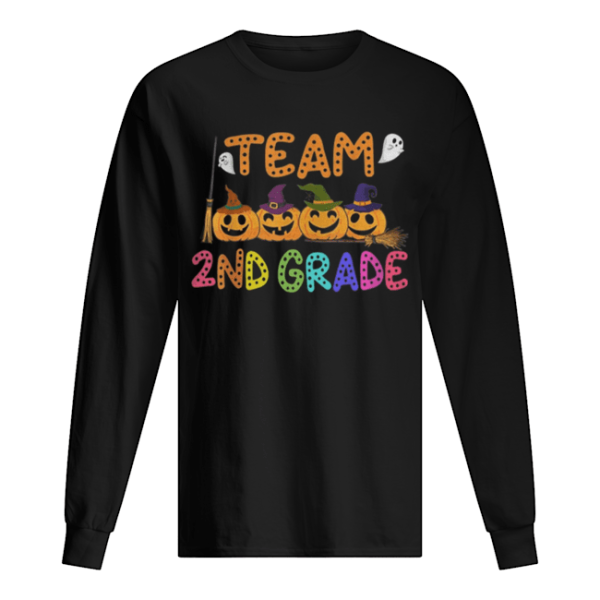 Halloween Team 2nd Second Grade Costumes For Student shirt