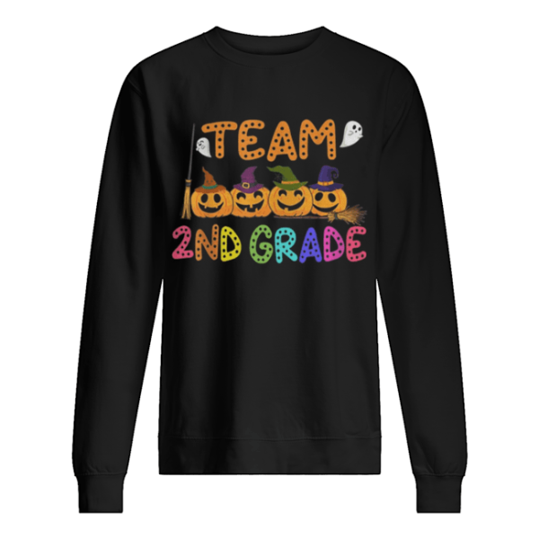 Halloween Team 2nd Second Grade Costumes For Student shirt