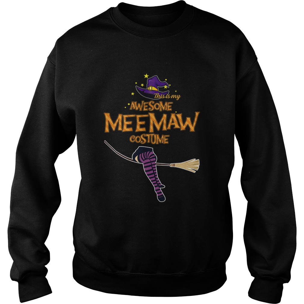 Halloween This Is My Awesome Meemaw Costume TShirt Halloween This Is My Awesome Meemaw Costume TShirt