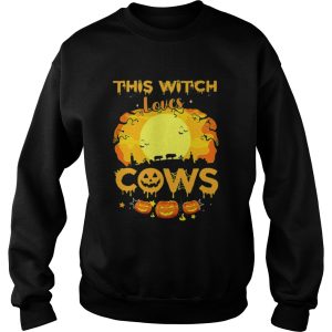 Halloween This Witch Loves Pigs Cows Pumpkins shirt