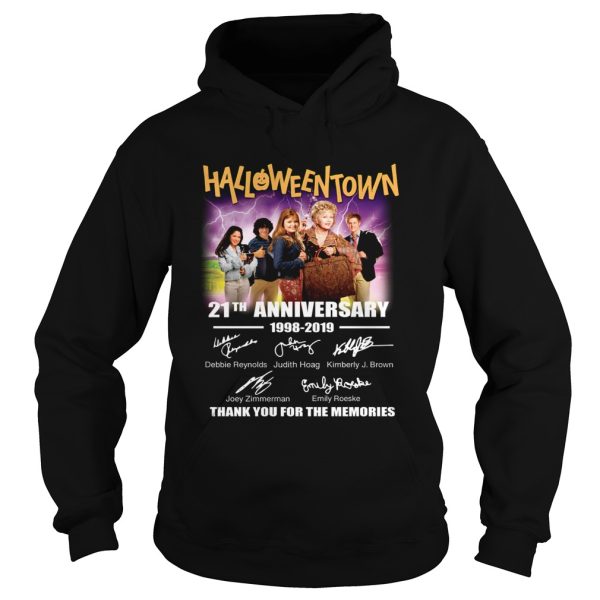 Halloween Town 21th anniversary 1998 2019 thank you for the memories shirt