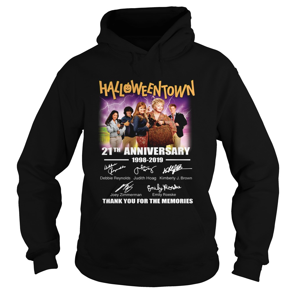 Halloween Town 21th anniversary 1998 2019 thank you for the memories shirt Halloween Town 21th anniversary 1998 2019 thank you for the memories shirt