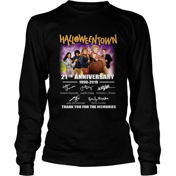 Halloween Town 21th anniversary 1998 2019 thank you for the memories shirt