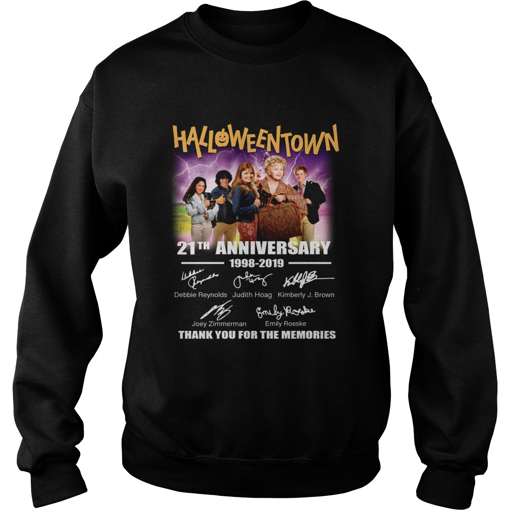 Halloween Town 21th anniversary 1998 2019 thank you for the memories shirt Halloween Town 21th anniversary 1998 2019 thank you for the memories shirt