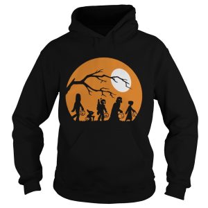 Halloween Trick or Treat Star Wars moon t-shirt