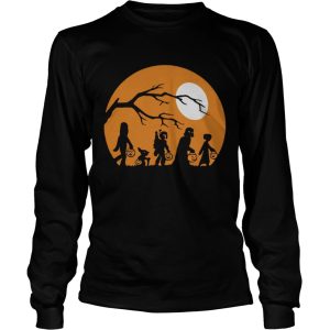Halloween Trick or Treat Star Wars moon t-shirt