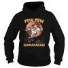 Halloween Unicorn Pew Pew Madafakas Blood Moon shirt