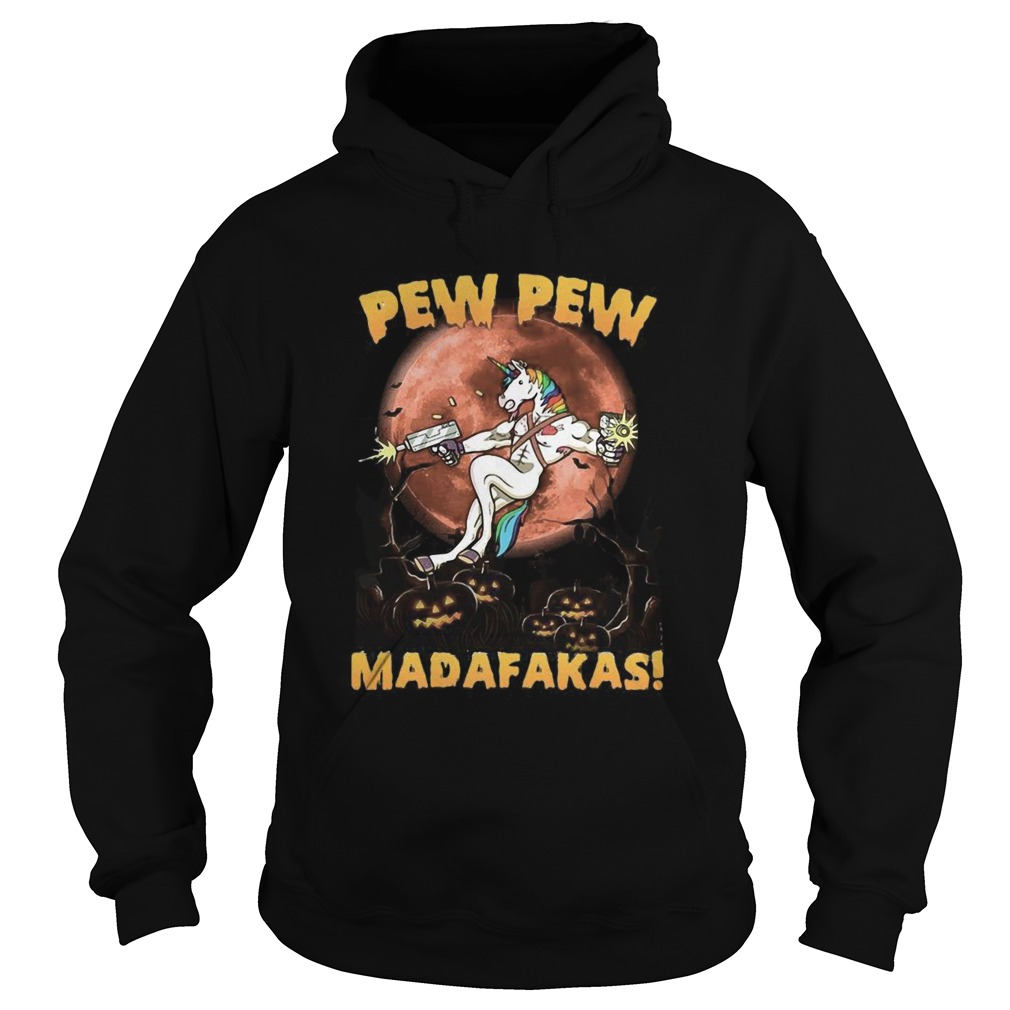 Halloween Unicorn Pew Pew Madafakas Blood Moon shirt Halloween Unicorn Pew Pew Madafakas Blood Moon shirt