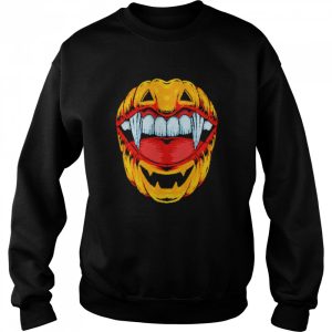 Halloween Vampire Teeth Pumpkin shirt