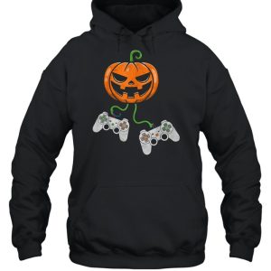 Halloween Video Game Controller Pumpkin shirt 3