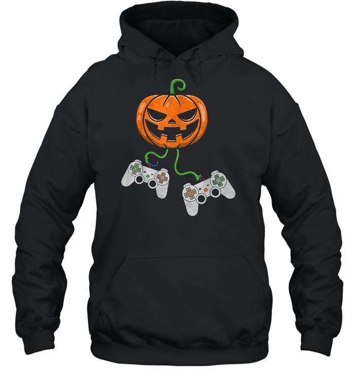 Halloween Video Game Controller Pumpkin shirt Halloween Video Game Controller Pumpkin shirt