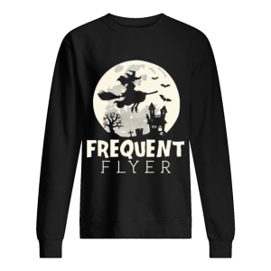 Halloween Witch Costume Frequent Flyer shirt