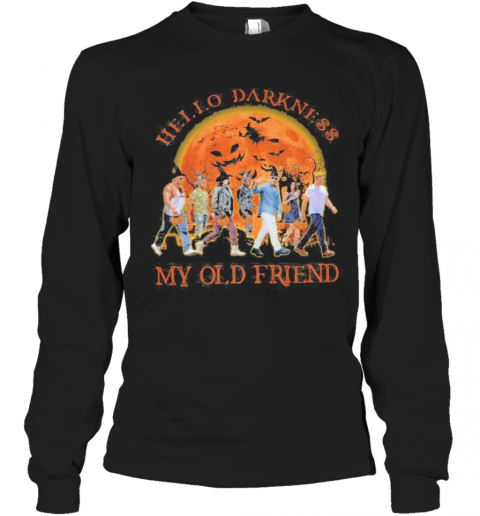 Halloween Witch Hello Darkness My Old Friend Moon T-Shirt Halloween Witch Hello Darkness My Old Friend Moon T-Shirt
