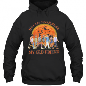 Halloween Witch Hello Darkness My Old Friend Moon T Shirt 3