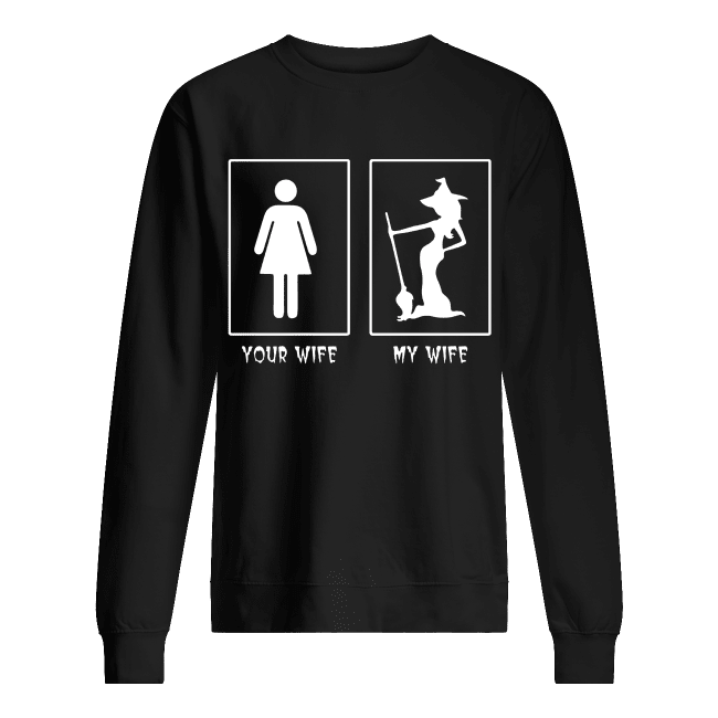 Halloween Witch your wife my wife shirt Halloween Witch your wife my wife shirt