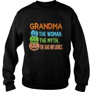 Halloween Women Mom Grandma The Woman The Myth The Bad Influence TShirt 3