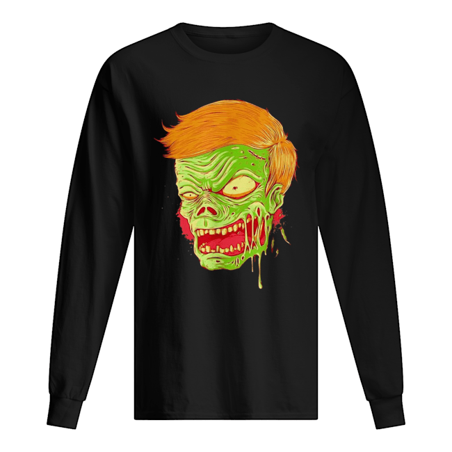 Halloween angry zombie face shirt Halloween angry zombie face shirt