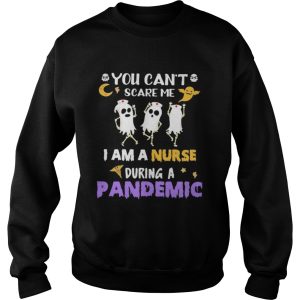 Halloween boo you cant scare me i am a nurse during a pandemic shirt