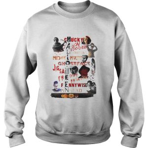 Halloween chucky jason voorhees leatherface michael myers ghostface jigsaw shirt