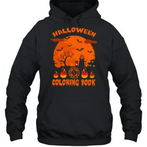 Halloween coloring book fire emt shirt 3