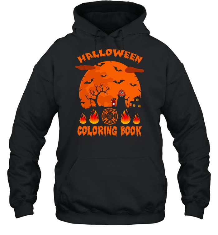 Halloween coloring book fire emt shirt Halloween coloring book fire emt shirt