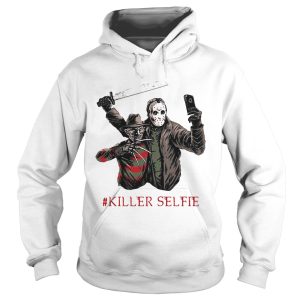 Halloween freddy krueger vs jason killer selfie shirt