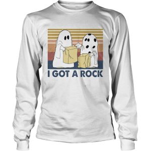 Halloween ghost i got a rock vintage retro shirt