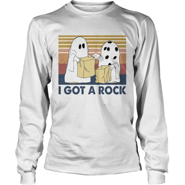 Halloween ghost i got a rock vintage retro shirt