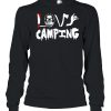 Halloween ghost love camping shirt