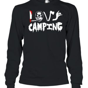 Halloween ghost love camping shirt