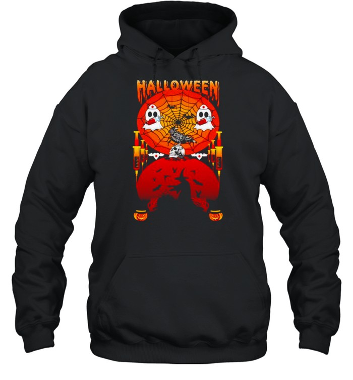 Halloween ghost witch vaccine shirt Halloween ghost witch vaccine shirt