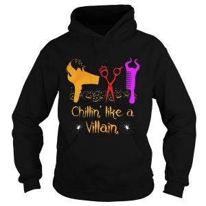 Halloween hairstyles chillin like a villain shirt