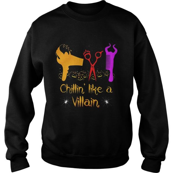 Halloween hairstyles chillin like a villain shirt