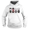 Halloween horror characters cartoon chibi shirt