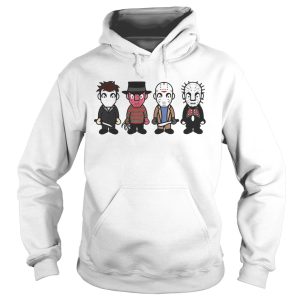 Halloween horror characters cartoon chibi shirt