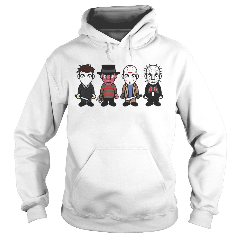Halloween horror characters cartoon chibi shirt Halloween horror characters cartoon chibi shirt