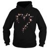 Halloween horror characters chibi heart shirt