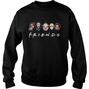 Halloween horror characters friends shirt