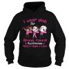 Halloween horror characters i wear pink for breast cancer awareness faith hope love shirt