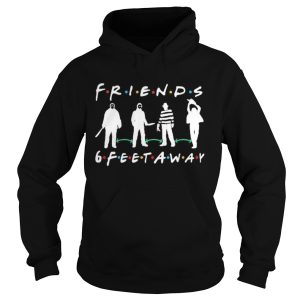 Halloween horror characters mask friends 6 feet away shirt