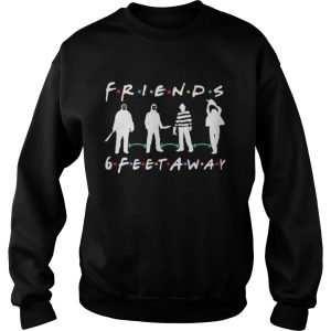 Halloween horror characters mask friends 6 feet away shirt