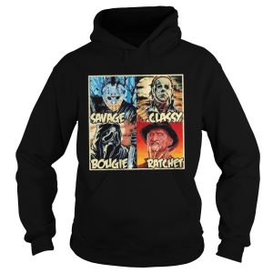 Halloween horror characters savage classy bougie ratchet shirt