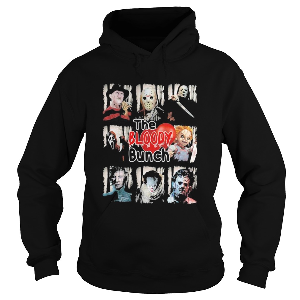 Halloween horror characters the bloody bunch shirt Halloween horror characters the bloody bunch shirt