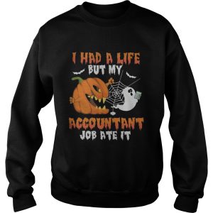 Halloween i had a life but my accountant job ate it shirt
