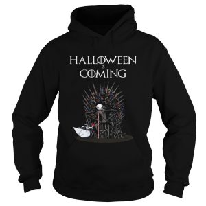 Halloween is coming Jack Skellington Throne shirt