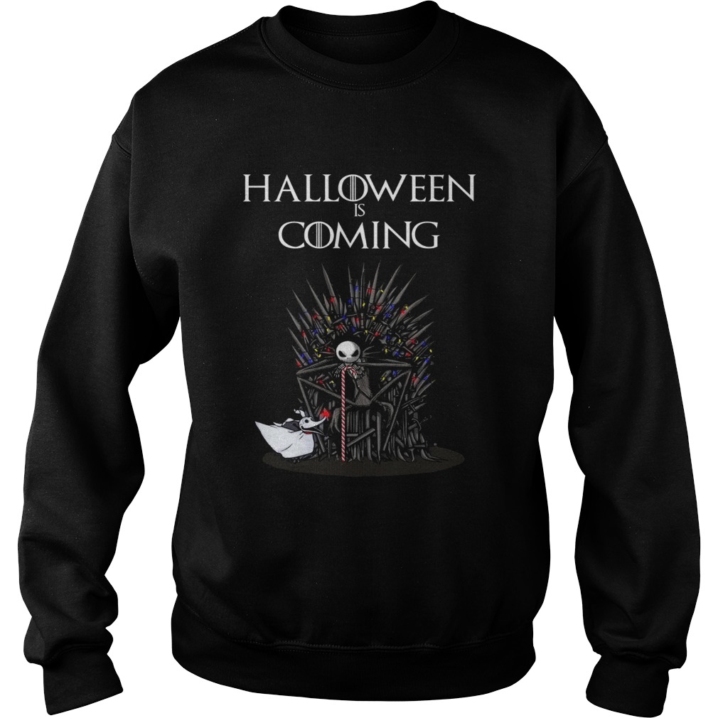 Halloween is coming Jack Skellington Throne shirt Halloween is coming Jack Skellington Throne shirt